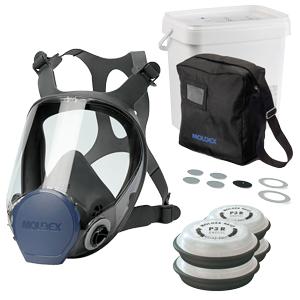 Kit de protection complet ozone, masque, filtres, transport, rangement, pieces de rechange