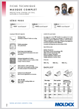 Couverture - fiche technique masque modlex s9